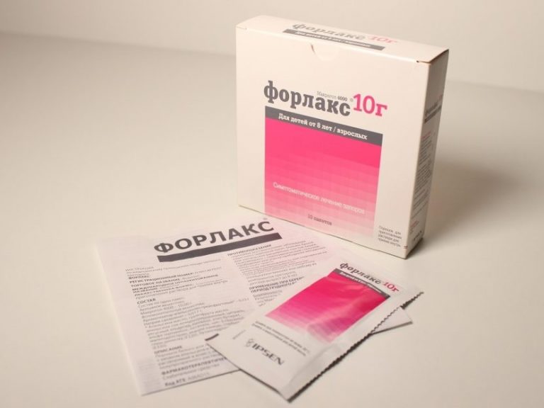 Слабительное Форлакс - инструкция по применению препарата